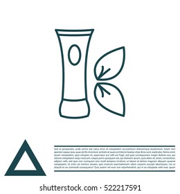 Vector cream icon