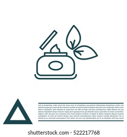 Vector cream icon