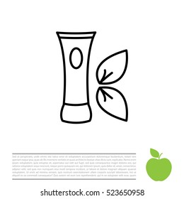 Vector cream icon