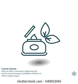 Vector cream icon