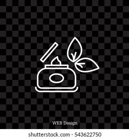 Vector cream icon
