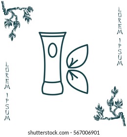 Vector cream icon