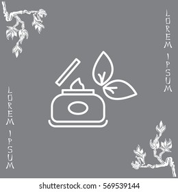 Vector cream icon