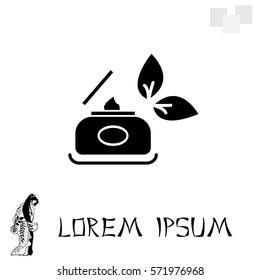 Vector cream icon