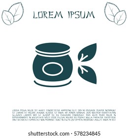 Vector cream icon
