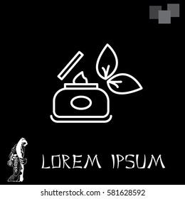 Vector cream icon