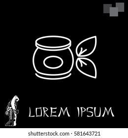 Vector cream icon