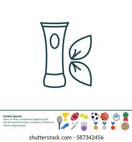 Vector cream icon
