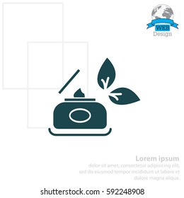 Vector cream icon