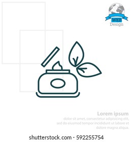 Vector cream icon
