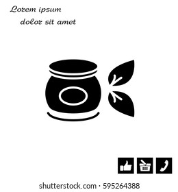 Vector cream icon