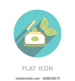 Vector cream icon. vector illustration