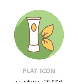 Vector cream icon. vector illustration