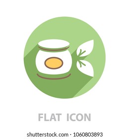 Vector cream icon. vector illustration