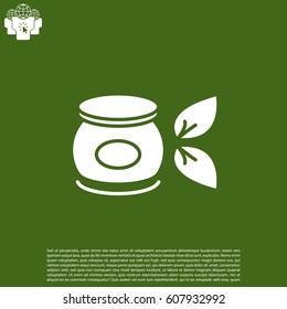 Vector cream icon. vector illustration