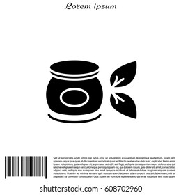 Vector cream icon. vector illustration