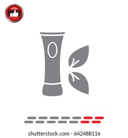 Vector cream icon. vector illustration