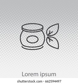 Vector cream icon. illustration