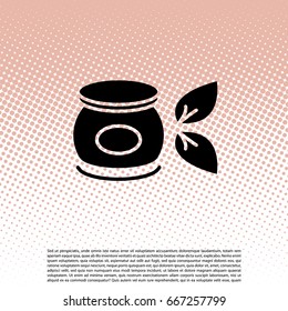 Vector cream icon. vector illustration