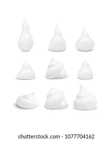 Vector cream set.