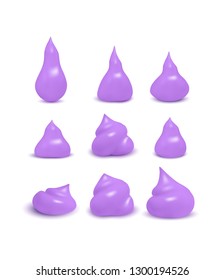 Vector cream set