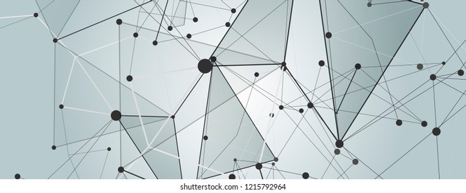 Vector creative abstract polygonal background.