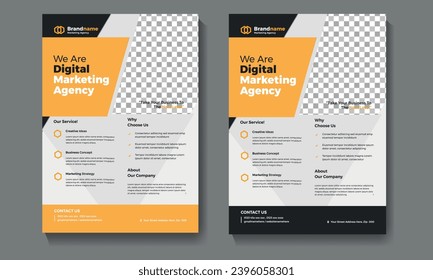 Vector Creative Agentur Flyer Design Vorlage .