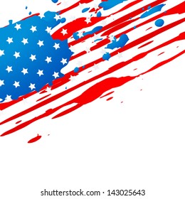 vector creative american flag design