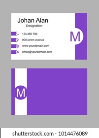 Vector creative business card