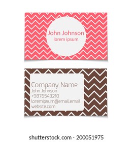 vector creative business card