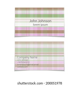 vector creative business card