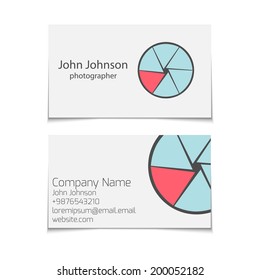 vector creative business card