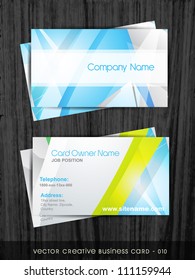 vector creative business card template