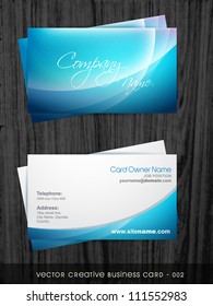 vector creative business card template set