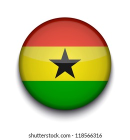 Vector creative circle flag on white background. Eps10