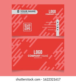 Vector Creative and Clean Business Card Template. Modern clean business card. abstract design, free vector. logo Minimal Corporate Business card. modern design