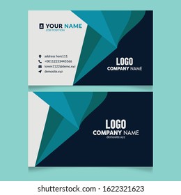 Vector Creative and Clean Business Card Template. Modern clean business card. abstract design, free vector. logo Minimal Corporate Business card. modern design