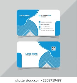 Vector Creative and Clean Business card template, modern business card design.