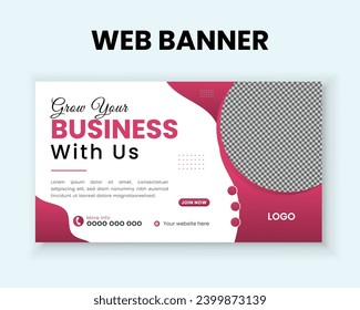 Design-Vorlage für Vektorgrafik-Konzepte und professionelle Banner