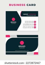 Vector creative and corporate business card visiting card template