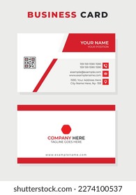 Vector creative and corporate business card visiting card template