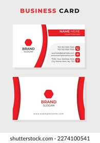 Vector creative and corporate business card visiting card template