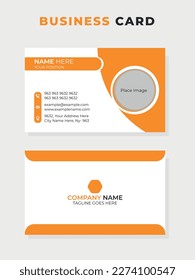 Vector creative and corporate business card visiting card template