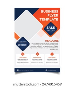 Vektorgrafik Creative Corporate Business Flyer Design Vorlage oder Broschürenumschlag
