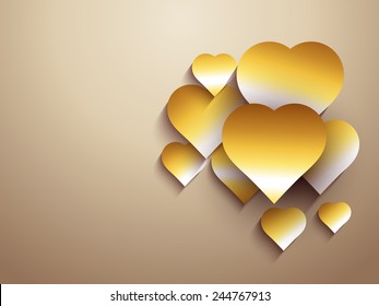 Vector creative design for valentines day with lovely heart.