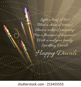 Vector creative diwali  background