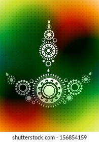 vector creative diwali greeting background