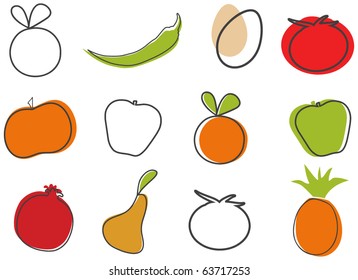 Vector Creative Food Clip-Art