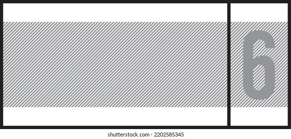 Vector creative geometry shapes' numerals 1 to 10.