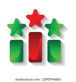 Vector creative graphic design. Creative Vector Icons. company growth prediction or personal mission on white background.
